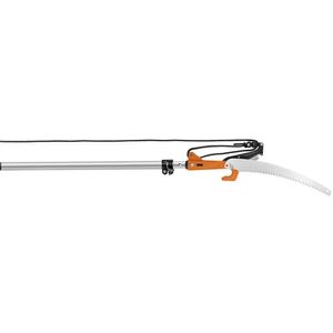 Podador De Galhos Com Serrote Profissional 13 Polegada - 330 Mm Tramontina Com Cabo Metálico Extensível Até 3 M
