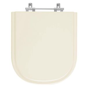 Tampa De Privada Sanitaria Poliester Vogue Plus Creme Para Louça Deca