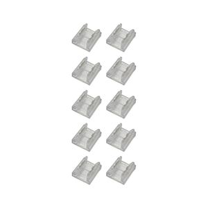 Kit 10 Emendas Conector Astraled Reto Para Fita De Led 8mm Em-032