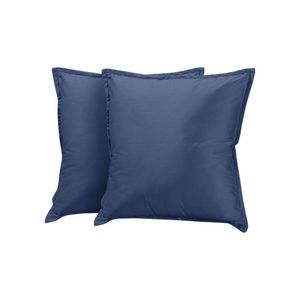 Kit 2 Almofadas Decorativas Bali Veludo Azul  - Azul