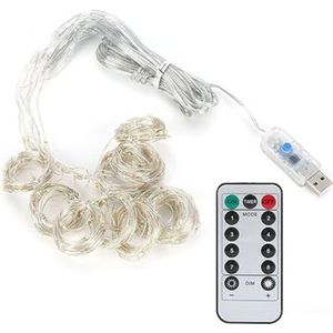 Cortina De Led Decoração Com Controle Natal