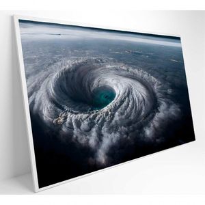 Quadro Natureza Extrema Ciclone Medidas 60x40 Cm Tipo De Impressão Adesivo Fotográfico