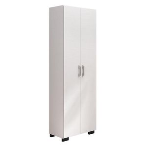 Livreiro 5 Prateleiras C- Portas Grandes Office Branco