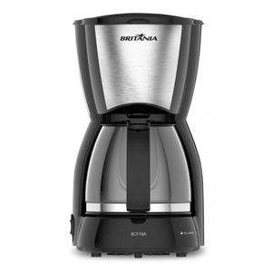 Cafeteira Britânia 18 Cafezinhos Jarra De Vidro 550W BCF19A Preto/inox 220V