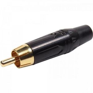 Plug Rca Metal Com Parte Inferior Preto Pgrc0023 Storm - Pct - 10.
