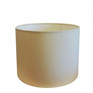 Cúpula Abajur e Luminária Tecido Vivare 40x30cm Algodão Crú
