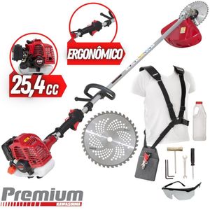 Roçadeira Kawashima Kw2600t à Gasolina 2t Com Haste 25mm