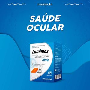 Kit 04 Luteimax Luteína Zeaxantina 20mg Maxnutri 60 Capsulas