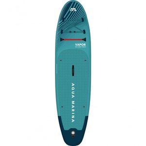 Prancha Stand Up Inflável Vapor Aqua Marina - Com Bomba, Mochila, Remos, Leash De Segurança E Quilha