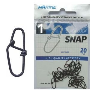 Snap De Pesca Quick Lock N1 Marine Sports 15kg 33lb 20pçs