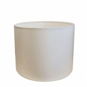 Cúpula Abajur e Luminária em Tecido Ø45x25cm Branco