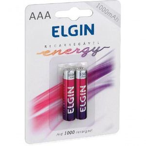 Pilha Recarrega&#129;vel Aaa 1000mah C/2 82170