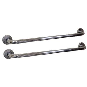 Barra Alça Apoio Kit 2 Uni Aço Inox 50cm Acessibilidade