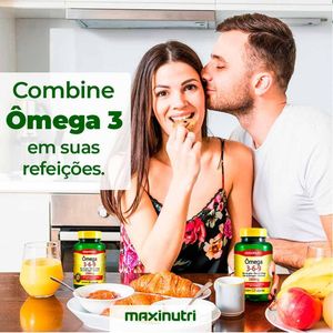 Kit 02 ômega 3-6-9 Mulher + Vitamina E Maxinutri 60 Capsulas