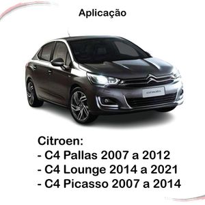 Par Pivô Inf Suspensão Pino 1,56cm Citroen C4 Louge Pallas