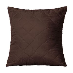 Capa De Almofada 45cm X 45cm 1 Peça Matelada 100% Poliéster Cor:tabaco