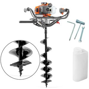 Perfurador De Solo Husqvarna 541ea 41,5cc 1,9hp Broca 200mm