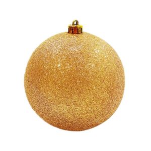 Bola De Natal Glitter Ouro Grande - 25cm
