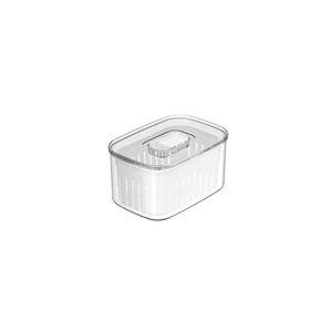 Organizador De Geladeira Com Cesto Clear Fresh Ou 0,65 Litros Natural