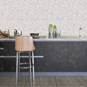 Papel De Parede Adesivo Tijolo Lavável Sala Quarto Cozinha