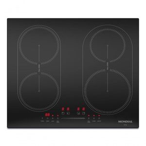 Cooktop Por Indução 4 Bocas Mondial Preto 7000W CTI-03 220V