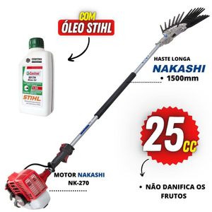 Kit Derriçadeira De Café Nakashi + 01 óleo Castrol Stihl 2t