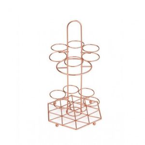 Suporte Para Temperos De Ferro Cromado Rose 16x16x31cm Lyor