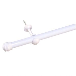 Varão de Cortina Simples 3 Metros 19mm Branco