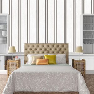 Papel De Parede Adesivo Ripado Madeira Lavável Sala Quarto Cozinha 3m