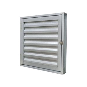 Portinhola Porta Alçapão Alumínio Galvanizado 60x80 R120 Silver - Prata - Cinza