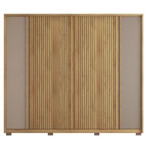 Guarda Roupa Casal Grande 6 Portas 4 Gavetas Marrom Proximus
