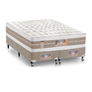 Cama Box + Colchão Castor King Silver Star Pocket