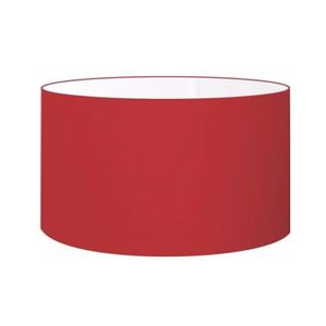 Cúpula em Tecido Cilindrica Abajur Luminária 50x30cm Bordo