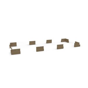 Multiuso De Cozinha Kit 8 Pés Pvc B110 Nature - Kappesberg