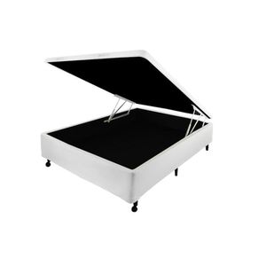Box Baú Castor Casal Branco 138x188x35cm