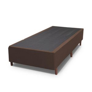 Base Box Queen Size Prince Sued 0,79x1,97x0,32 Tabaco