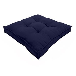 Almofada Futon Decoração 50x50 Cm Vários Modelos Azul Marinho