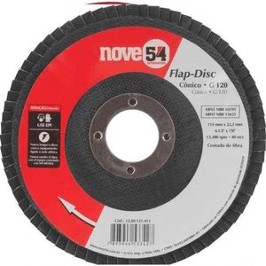 Flap Disc Conico 4.1/2 G120 Nove54