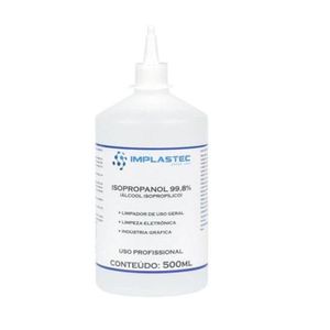Álcool Isopropílico 500ml Isopropanol Implastec - Cmc - 24