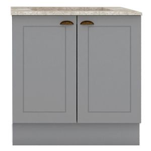 Balcao com Tampo Para Cooktop 2P 80 cm Americana Henn