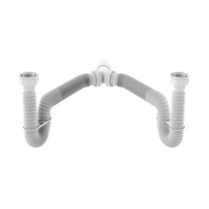 Sifao Tubo Extensivel Duplo Branco - Censi