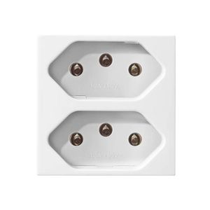 Modulo Tomada 2p+t Duplex 20a Revita Branco Soprano