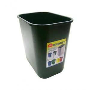 Lixeira Para Escritorio Acrimet 12 Litros Acrimet 571 Preto