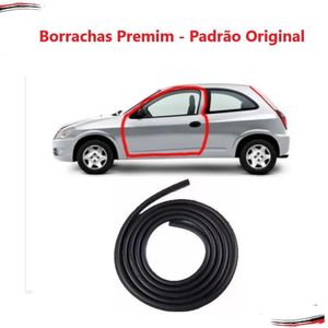 Borracha Porta Aba Larga Corsa Celta Prisma Todos Premium 4m [f103]