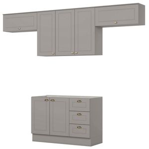 Cozinha Modulada 4 Pecas 280 cm CE757 Americana Henn