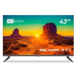 Smart Tv Led 43 Polegadas Full Hd Hqstv43n Hq Preto Bivolt