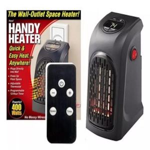 Aquecedor De Ambiente Eletrico Digital Temporizador Mini Portatil Ecologico Com Controle Remoto 400watts 220V