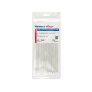 Abraçadeira Nylon 390x7,6 Branco C/100 T120r