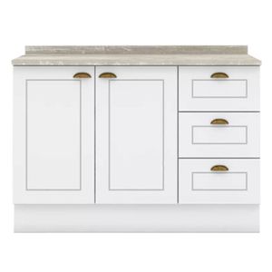 Balcao Pia Com Tampo 120 cm C353 Americana Henn