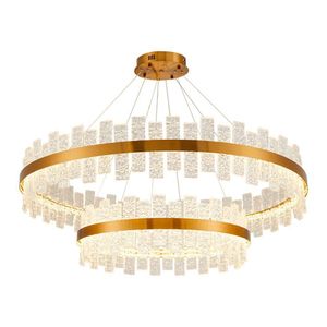 Lustre Pendente Nordecor Lowy 2763 Dourado Brilho Led Bivolt
